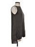 Eileen Fisher 100% Silk Gray Sleeveless Silk Top Size XS - photo 4
