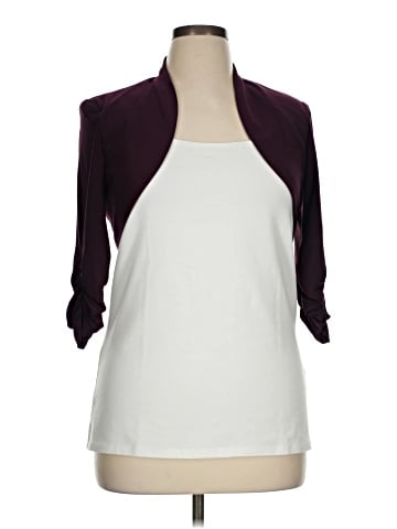 S.L. Fashions 3/4 Sleeve Top (view 1)
