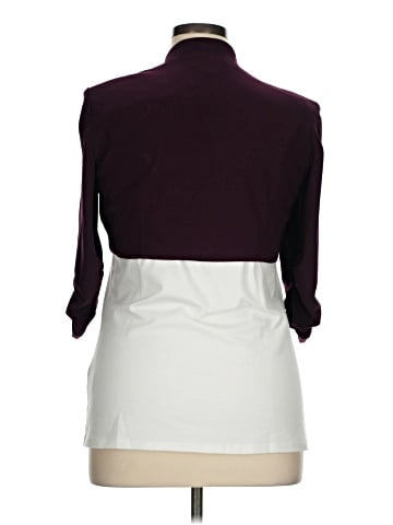 S.L. Fashions 3/4 Sleeve Top (view 2)