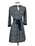 Forever Print Blue Casual Dress Size S - photo 2