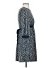 Forever Print Blue Casual Dress Size S - photo 4