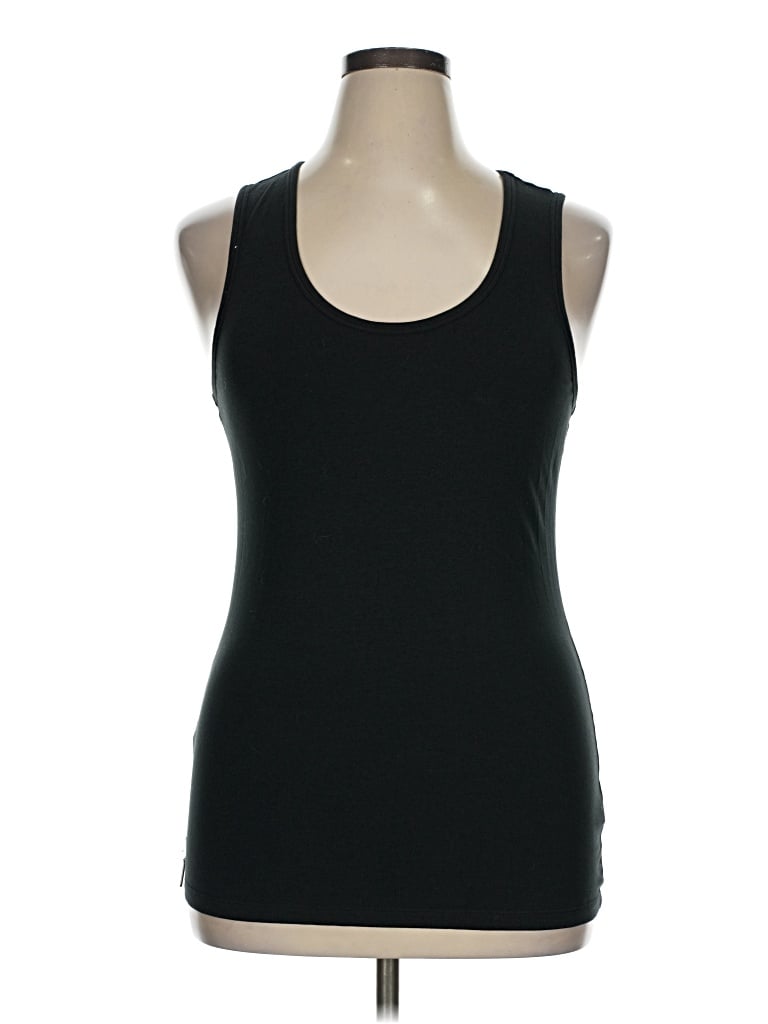 Pre-owned Lole Tank Top Black Halter Neckline Tops