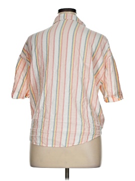 dip Short Sleeve Blouse (view 2)
