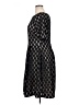 Coldwater Creek 100% Polyester Argyle Black Cocktail Dress Size 16 - photo 5