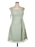 Unbranded 100% Polyester Green Cocktail Dress Size 14 - photo 1