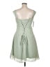 Unbranded 100% Polyester Green Cocktail Dress Size 14 - photo 2
