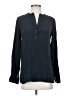 Vince. 100% Silk Black Long Sleeve Silk Top Size 4 - photo 1