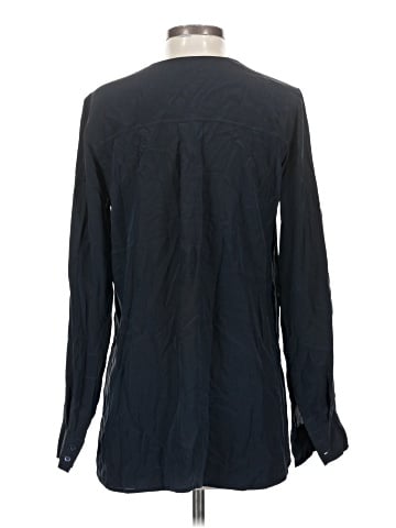 Vince. Long Sleeve Silk Top (view 2)