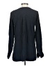 Vince. 100% Silk Black Long Sleeve Silk Top Size 4 - photo 2