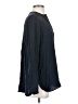 Vince. 100% Silk Black Long Sleeve Silk Top Size 4 - photo 4