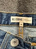 RE/DONE 100% Cotton Stars Blue Jeans Size 24 waist - photo 3