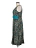 Perceptions Paisley Teal Casual Dress Size M - photo 5