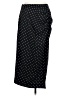 Something Navy Polka Dots Black Casual Skirt Size M - photo 1