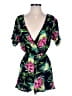 Unbranded Tropical Black Romper Size M - photo 1