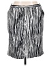 Worthington Graphic Silver Casual Skirt Size 14 - photo 1