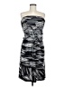 Veronica M. Graphic Gray Casual Dress Size M - photo 1