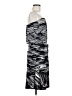 Veronica M. Graphic Gray Casual Dress Size M - photo 4