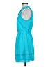 Maison Jules 100% Polyester Solid Teal Casual Dress Size M - photo 5