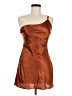 BEIGE BOTANY 100% Polyester Metallic Brown Cocktail Dress Size M - photo 1