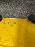 Ann Taylor LOFT 100% Cotton Yellow 3/4 Sleeve Top Size M - photo 7