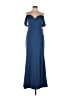 Aidan Mattox Blue Cocktail Dress Size 12 - photo 1