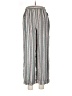 Lola P. 100% Rayon Stripes Silver Casual Pants Size S - photo 1