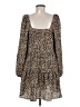 ASOS Design Animal Print Brown Casual Dress Size 8 - photo 2