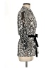 Alfred Dunner 100% Polyester Animal Print Silver 3/4 Sleeve Blouse Size 10 (petite) - photo 4
