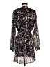 Aqua 100% Polyester Print Black Cocktail Dress Size S - photo 2
