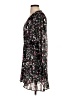 Aqua 100% Polyester Print Black Cocktail Dress Size S - photo 5