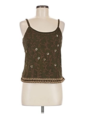 Compagnie Internationale Express Sleeveless Silk Top (view 1)