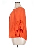 Unique Spectrum 100% Polyester Orange 3/4 Sleeve Blouse Size XL - photo 5