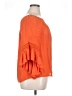 Unique Spectrum 100% Polyester Orange 3/4 Sleeve Blouse Size XL - photo 4