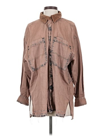 We the Free Long Sleeve Button-Down Shirt (view 1)