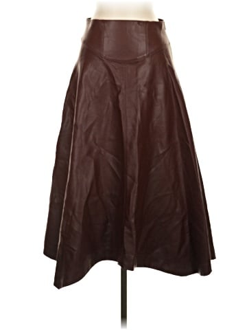 Anthropologie Faux Leather Skirt (view 1)
