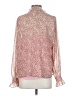 Ann Taylor LOFT 100% Polyester Pink Long Sleeve Blouse Size S - photo 2