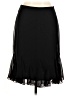 JS Collections 100% Polyester Solid Black Formal Skirt Size 8 - photo 1
