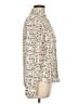 Forever 21 Animal Print Ivory Long Sleeve Blouse Size L - photo 4