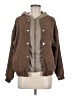 Shein Solid Brown Jacket Size 6 - photo 1