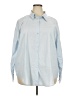 32 Degrees 100% Cotton Solid Blue Long Sleeve Button-Down Shirt Size XXL - photo 1