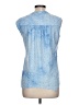 New Directions Blue Sleeveless T-Shirt Size L (petite) - photo 2