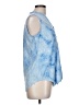 New Directions Blue Sleeveless T-Shirt Size L (petite) - photo 4