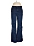 Ann Taylor Chevron-herringbone Blue Jeans Size 10 - photo 1
