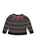 Hanna Andersson Chevron-herringbone Black Pullover Sweater Size 110 cm / US 5-6 - photo 2