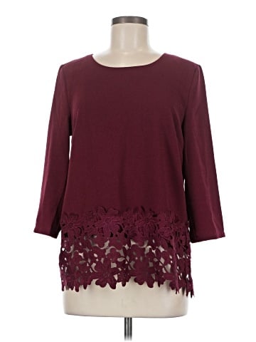 Lucy & Laurel 3/4 Sleeve Top (view 1)