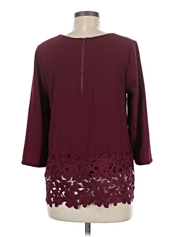 Lucy & Laurel 3/4 Sleeve Top (view 2)