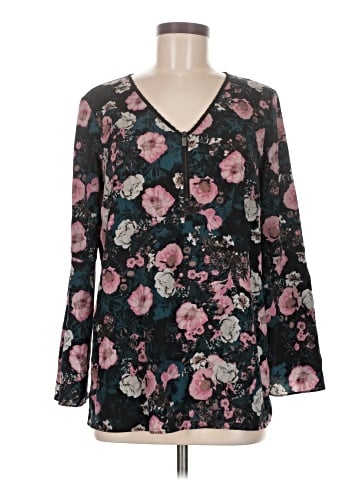 Jones New York Signature Long Sleeve Blouse (view 1)