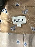 Kule 100% Silk Print Brown Long Sleeve Silk Top Size L - photo 7