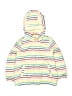 Baby Gap 100% Polyester Stripes White Green Raincoat Size 4 - photo 1
