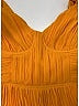 Self-Portrait 100% Polyester Orange Chiffon midi dress Size 10 - photo 8